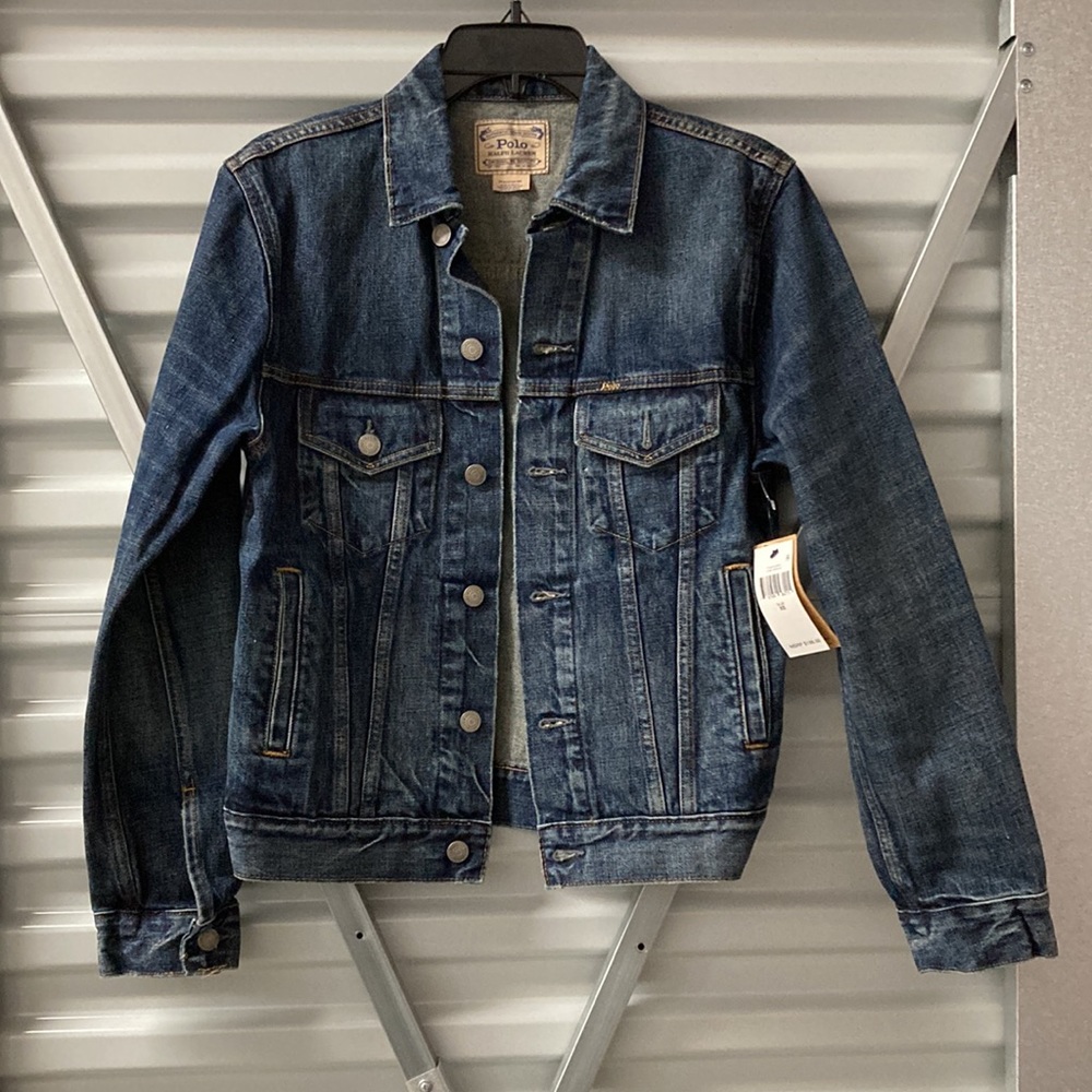 Polo Tall Petite Denim Icon Trucker Vintage Wash Denim Jacket